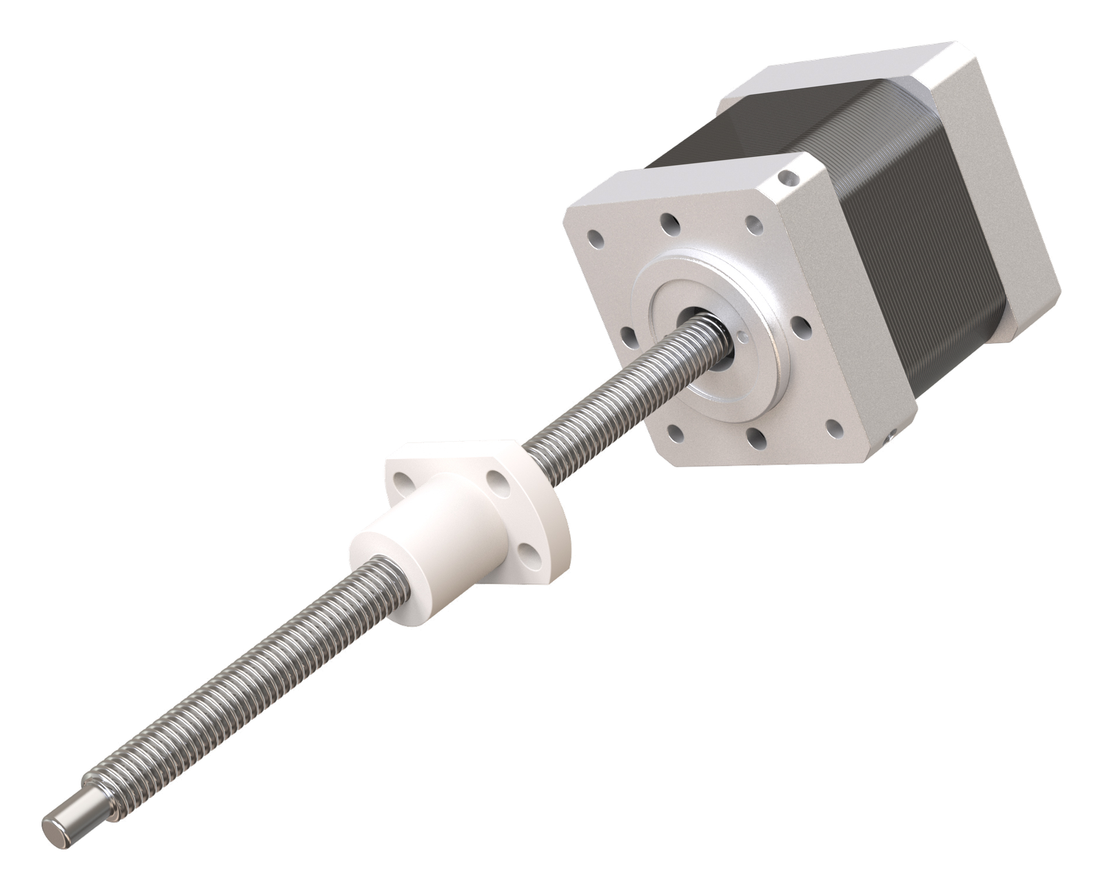 Representative 35 mm vacuum lead screw actuator front view